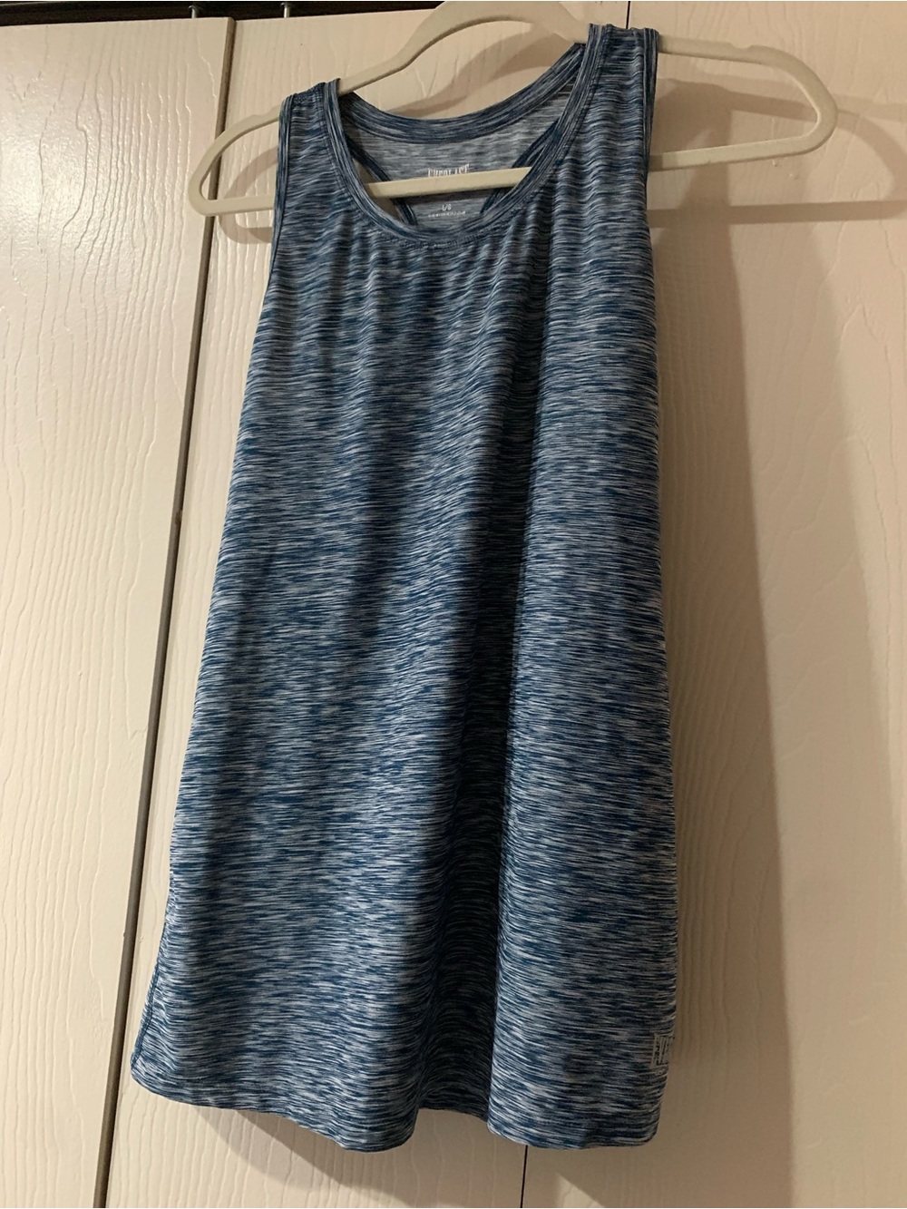 Everlast Blue Space-Dyed Performance Tank